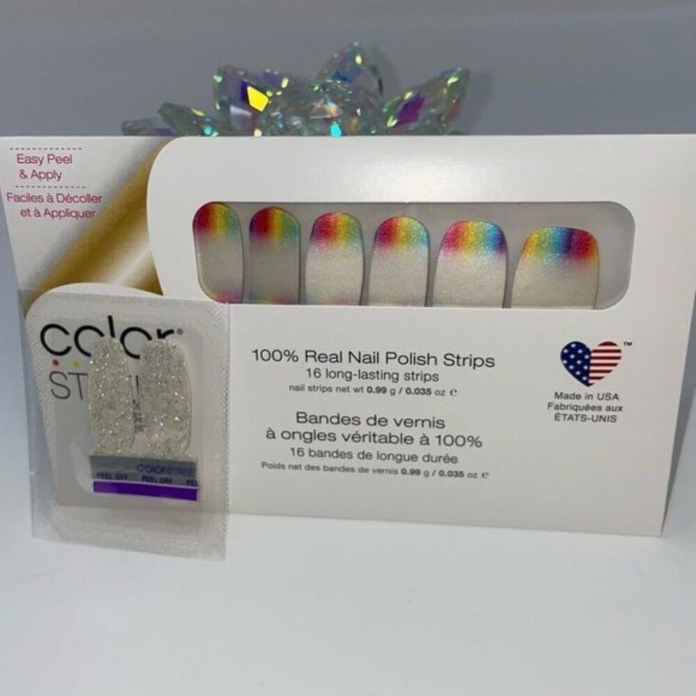 Color Street | Let’s Glow a design shimmer. Retired. Rainbow of colors